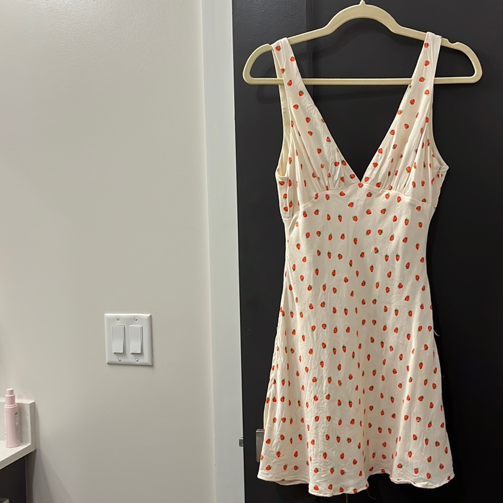 Strawberry Zara dress